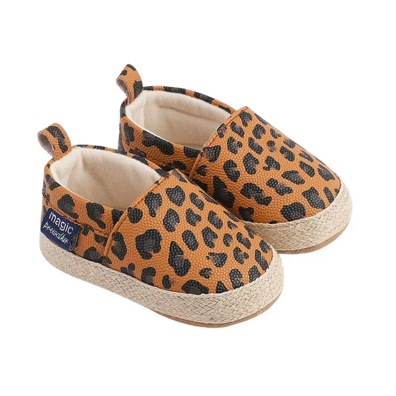 0-18M Baby Girls Leopard Print Shoes