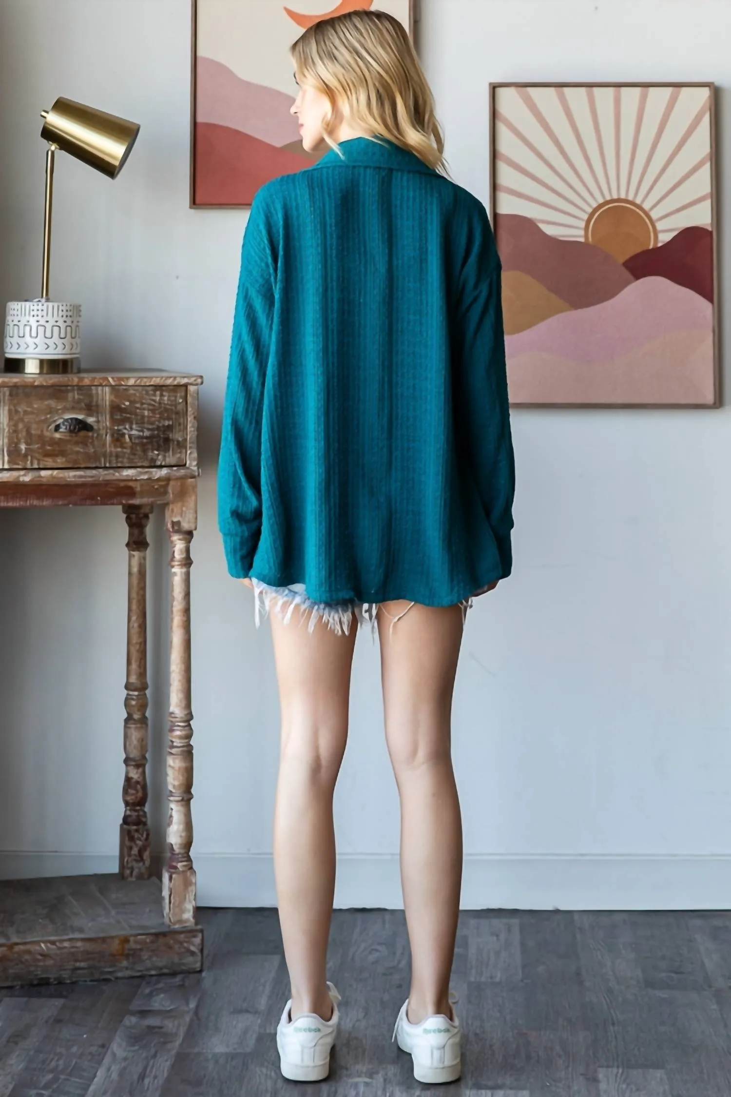 7Th Ray - Textured Button Down Shirt