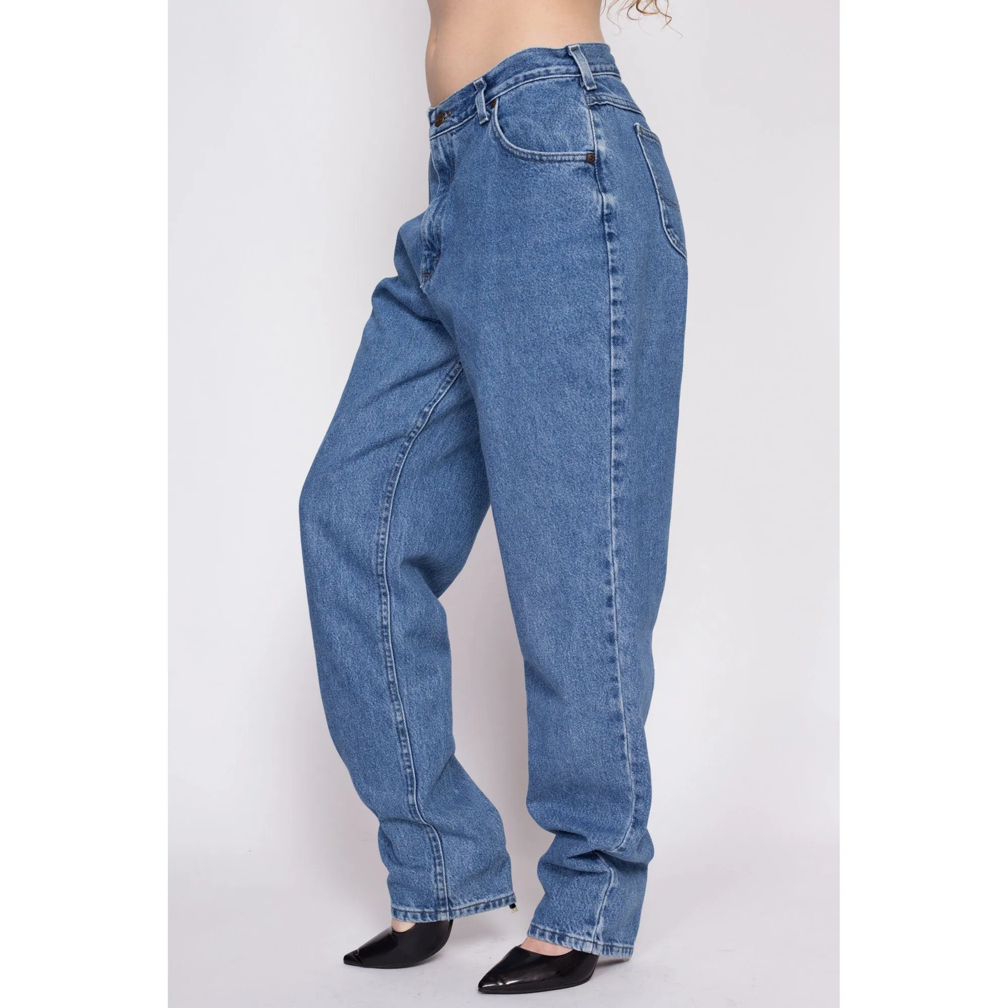 80s Lee High Waisted Mom Jeans - Large Tall, 32"