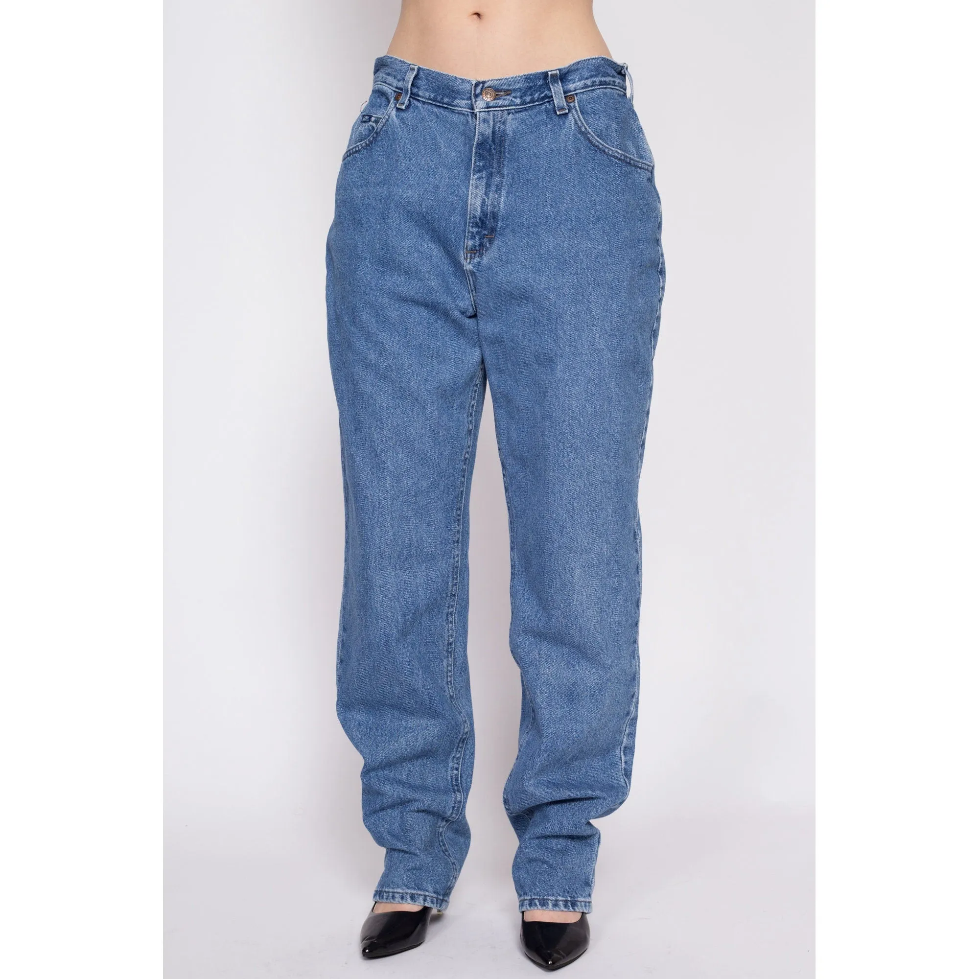 80s Lee High Waisted Mom Jeans - Large Tall, 32"