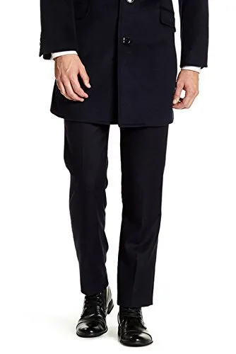 Adam Baker Men's Single Breasted Wool/Cashmere Mid-Length Carcoat - CLEARANCE - FINAL SALE