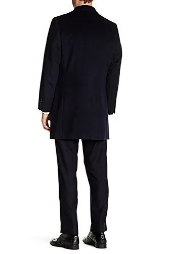 Adam Baker Men's Single Breasted Wool/Cashmere Mid-Length Carcoat - CLEARANCE - FINAL SALE