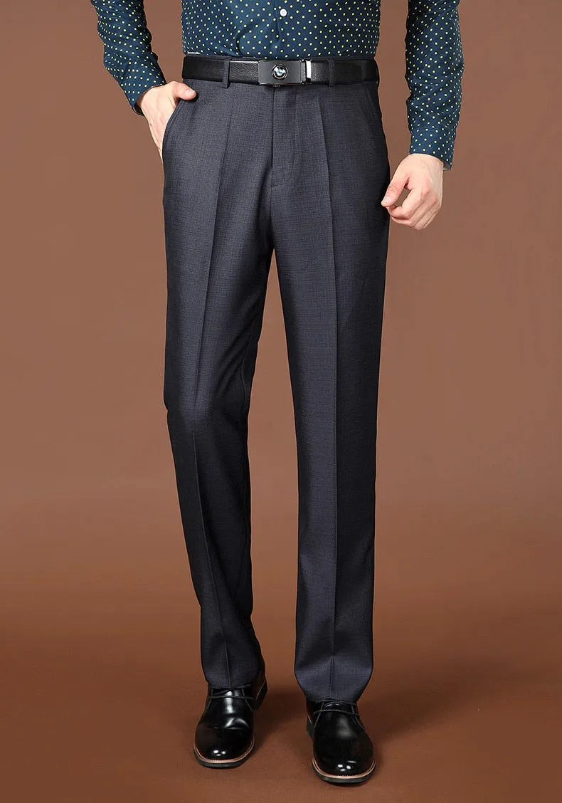 Angelo Ricci™ Classic Regular Fit Office Formal Long Trousers