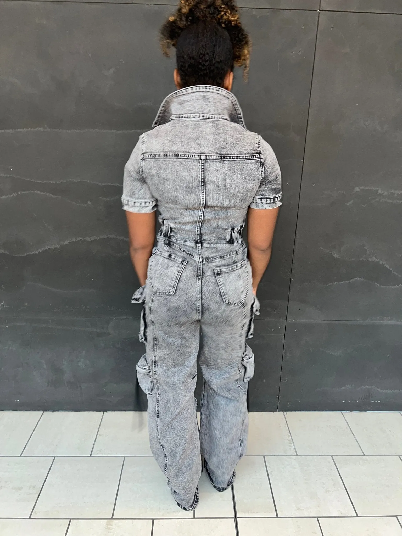 Baddie Cargo Jumpsuit