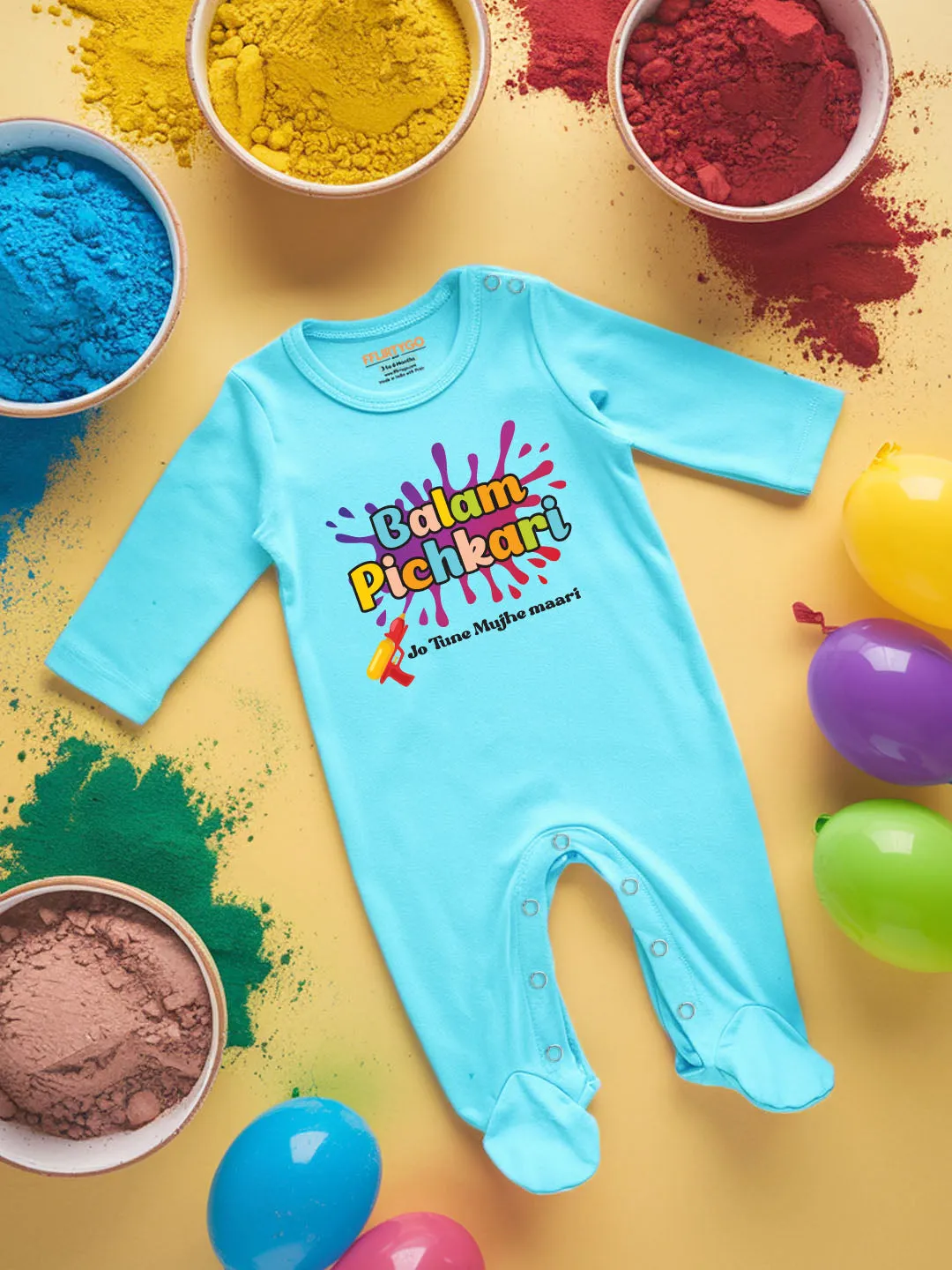 Balam Pichkari Baby Romper | Onesies