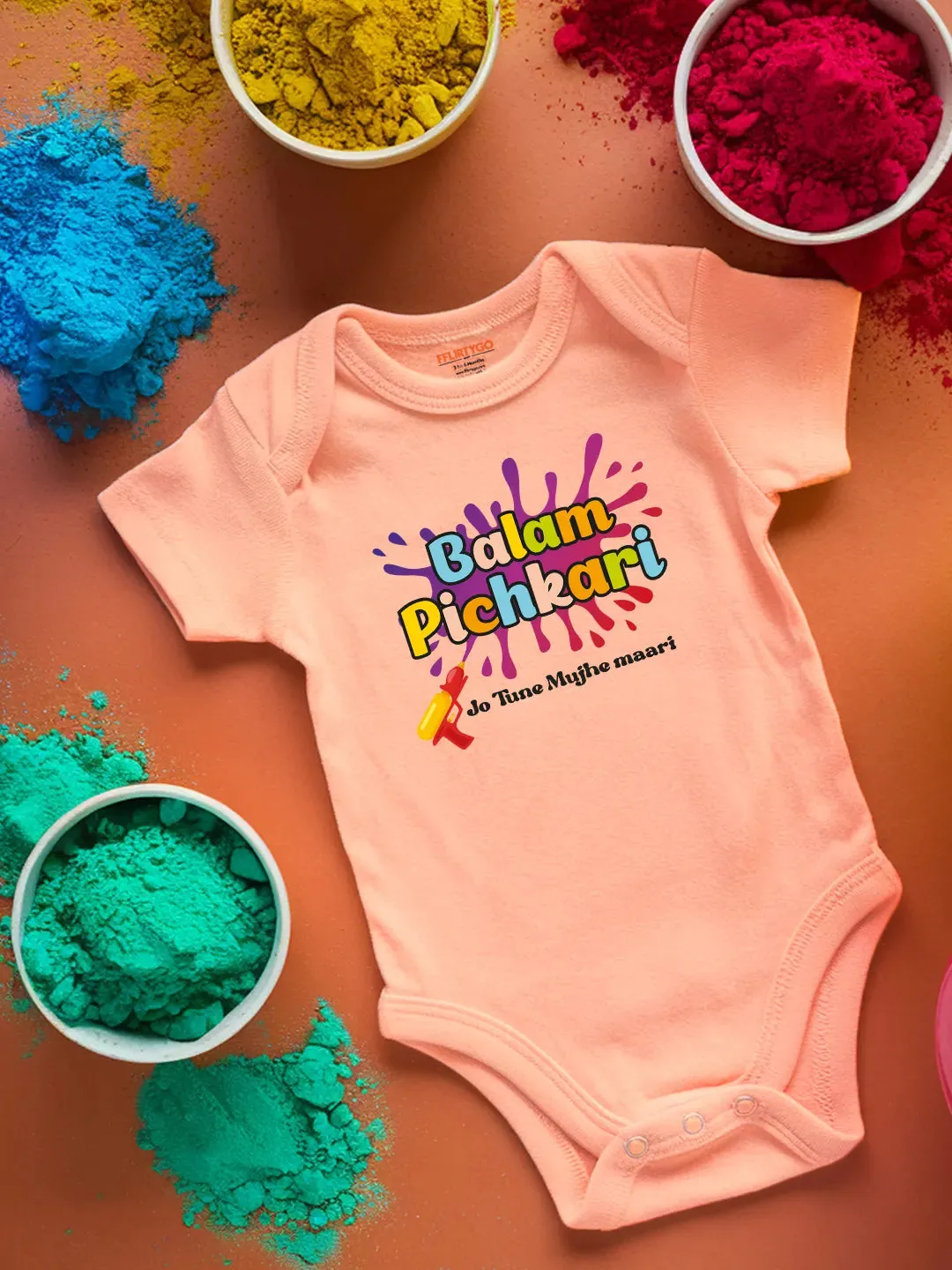 Balam Pichkari Baby Romper | Onesies