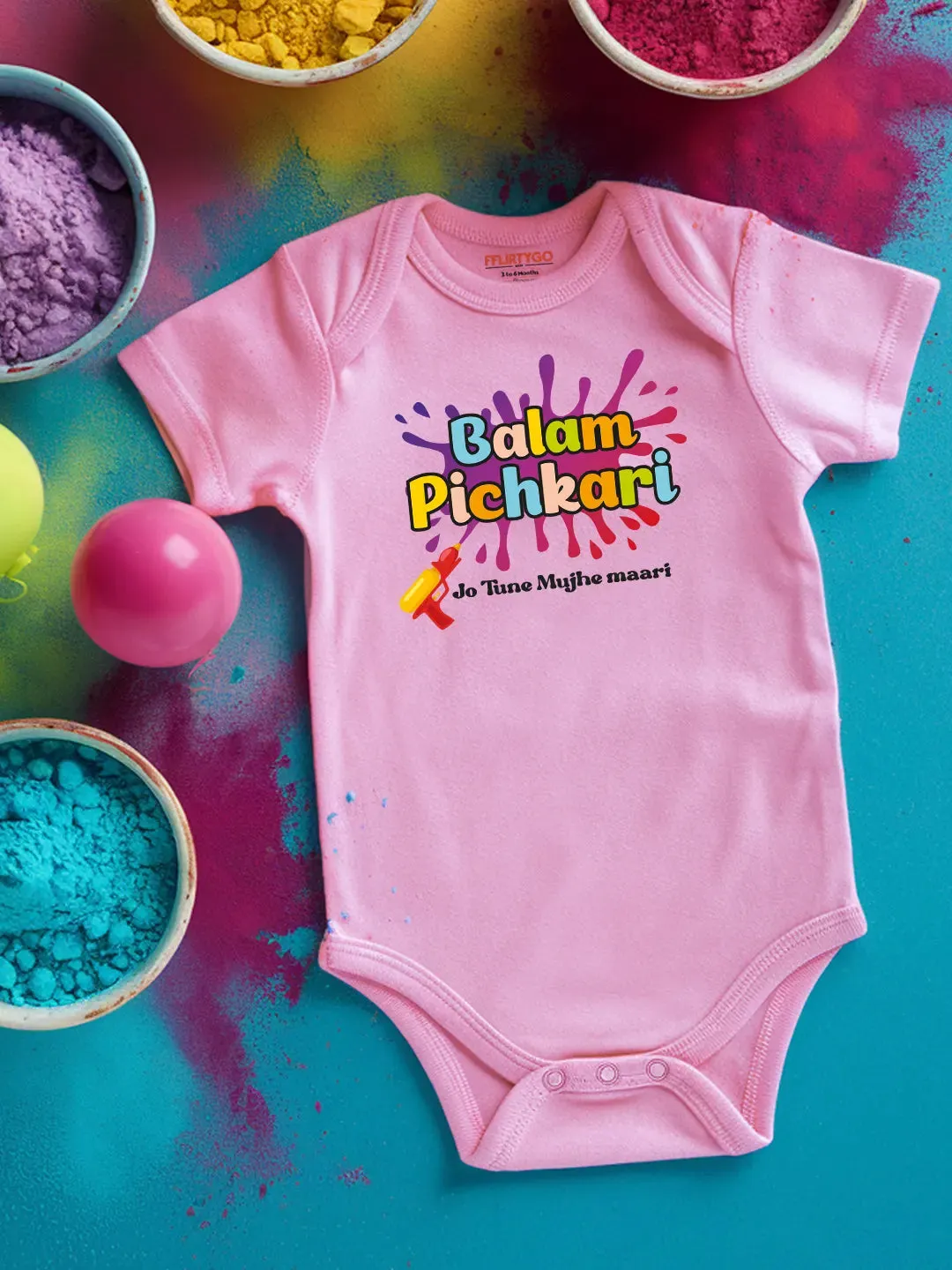 Balam Pichkari Baby Romper | Onesies