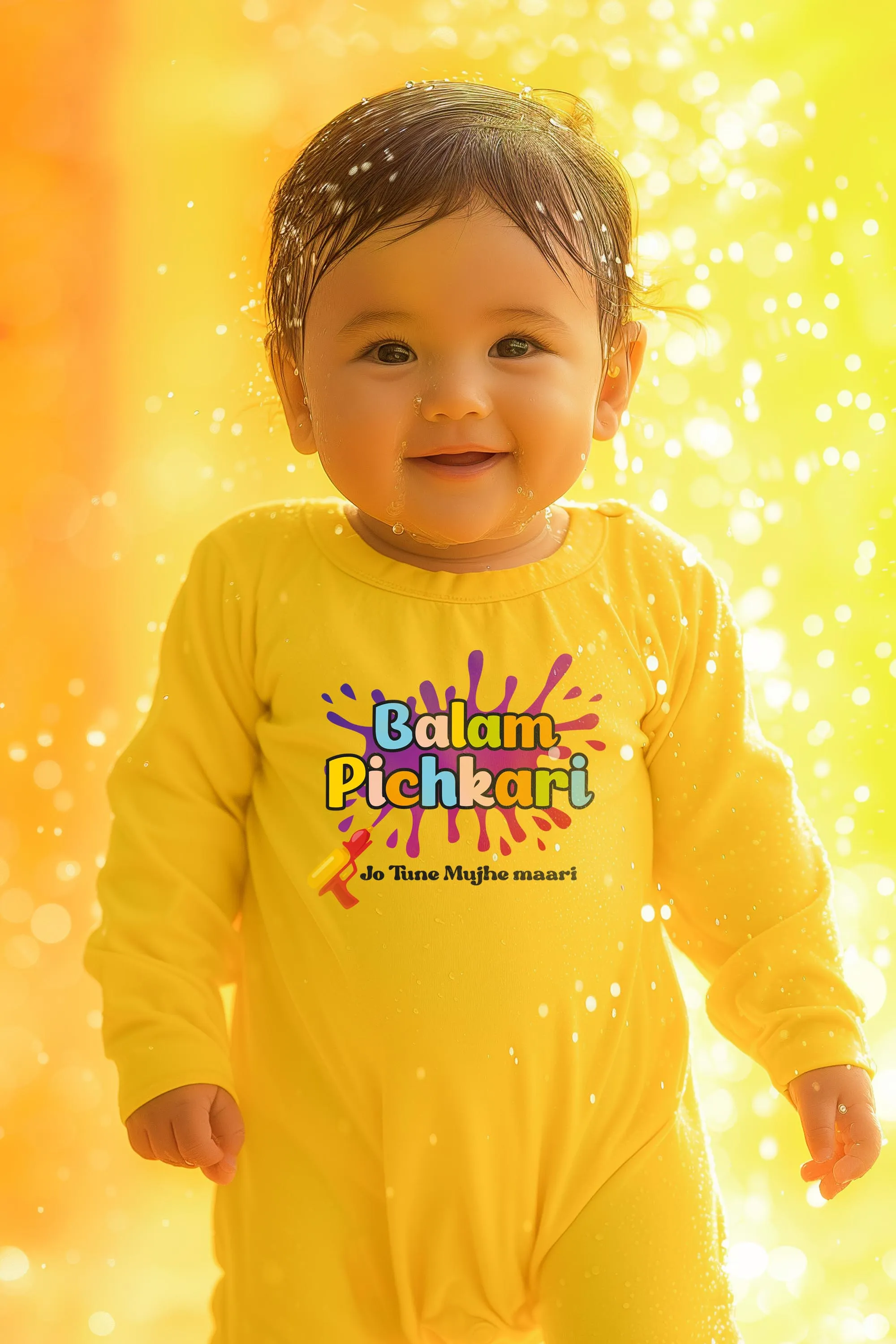 Balam Pichkari Baby Romper | Onesies