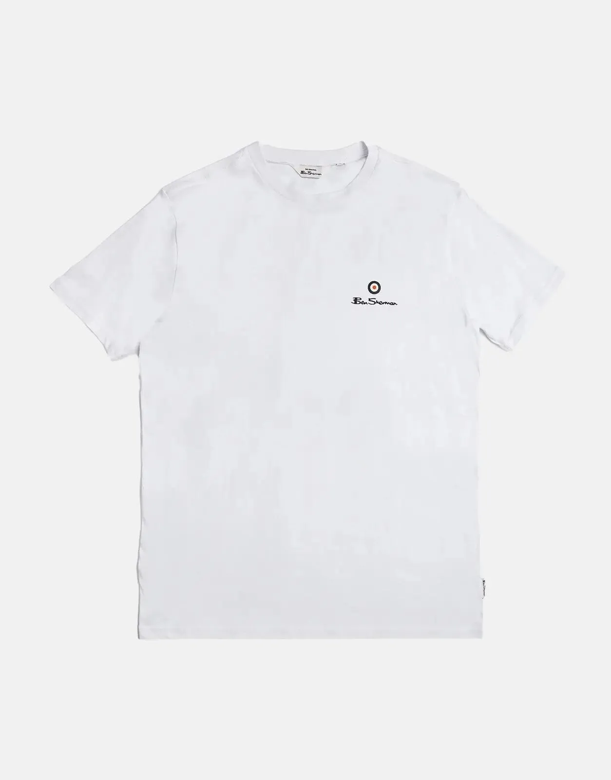 Ben Sherman White Entry Target Print Crew T-Shirt
