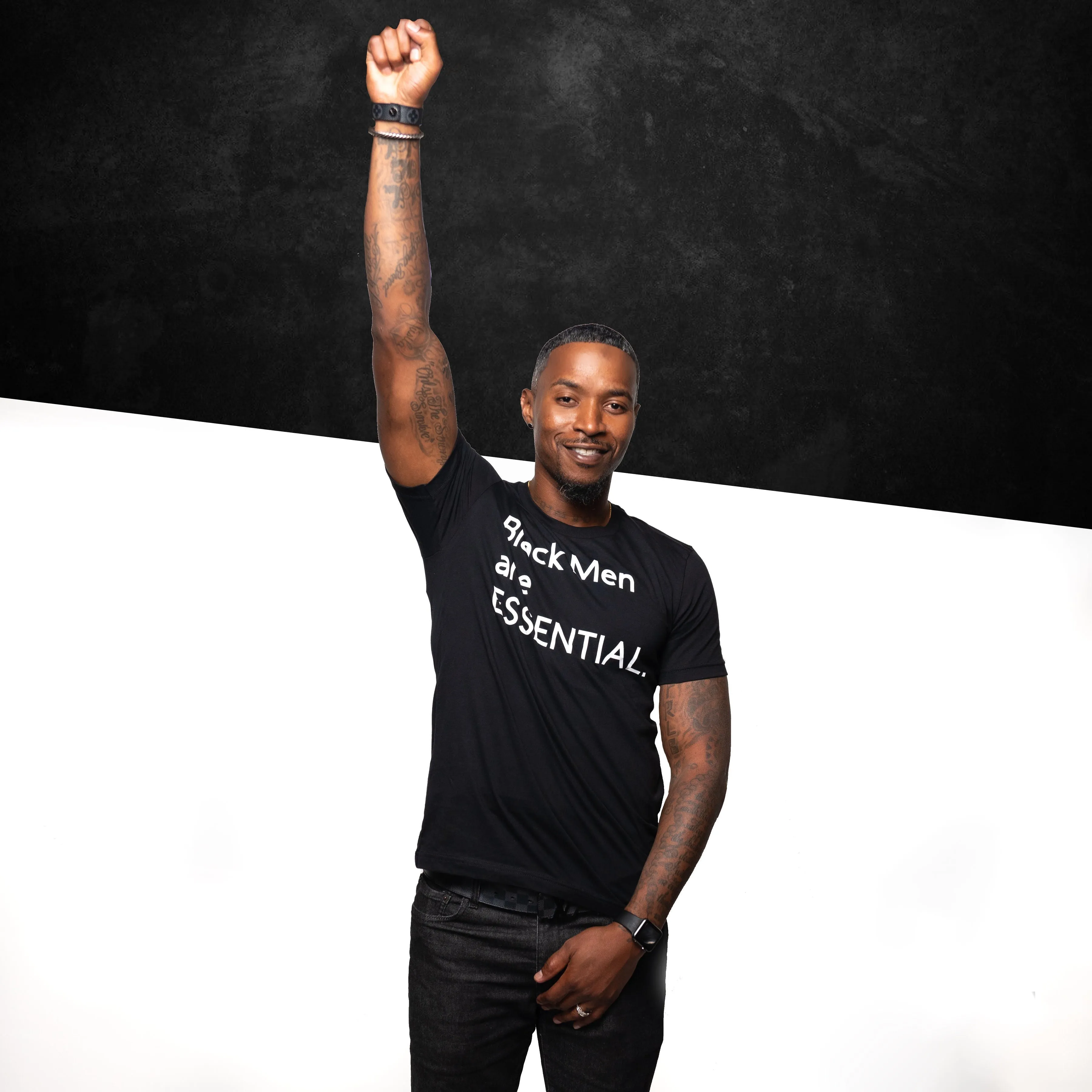Black Men are ESSENTIAL TEES