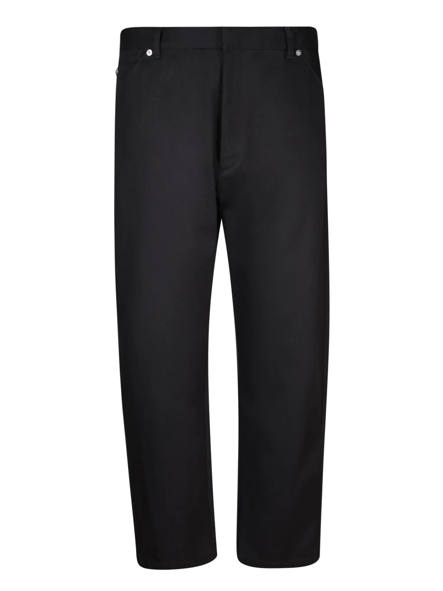 Black Pocket Logo Trousers