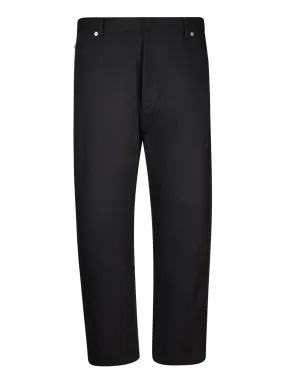Black Pocket Logo Trousers