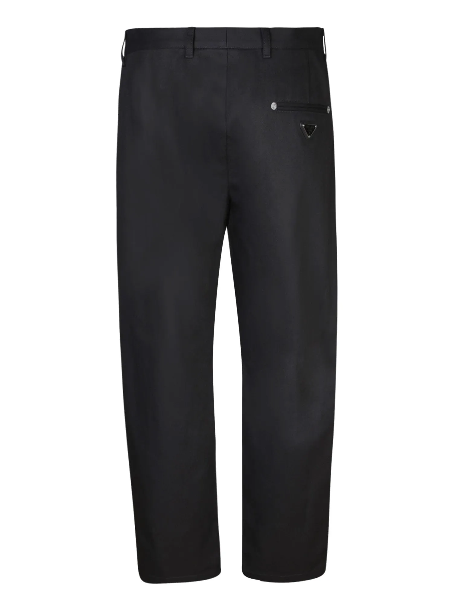 Black Pocket Logo Trousers