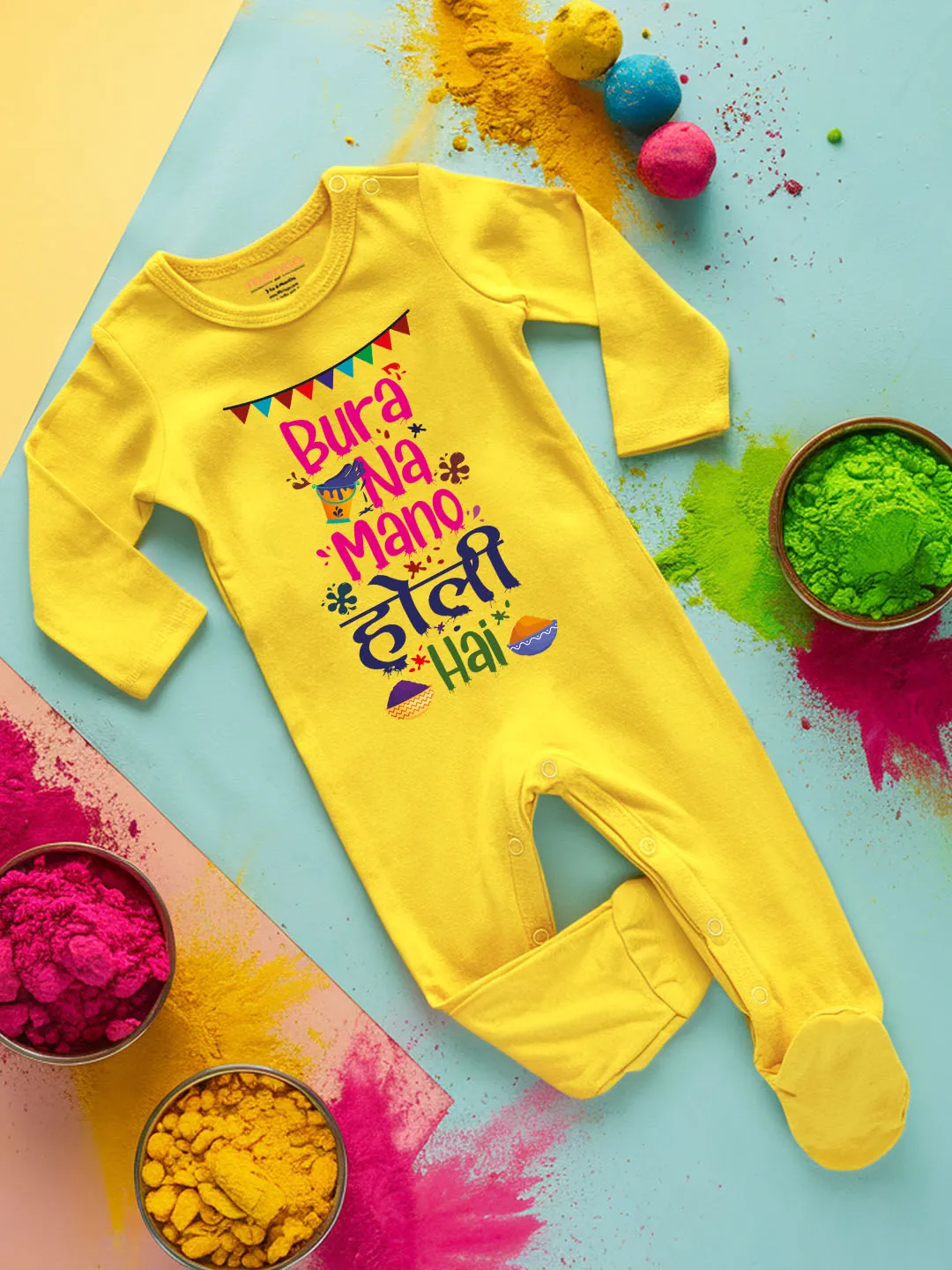 Bura Na Mano Holi Hai Baby Romper | Onesies