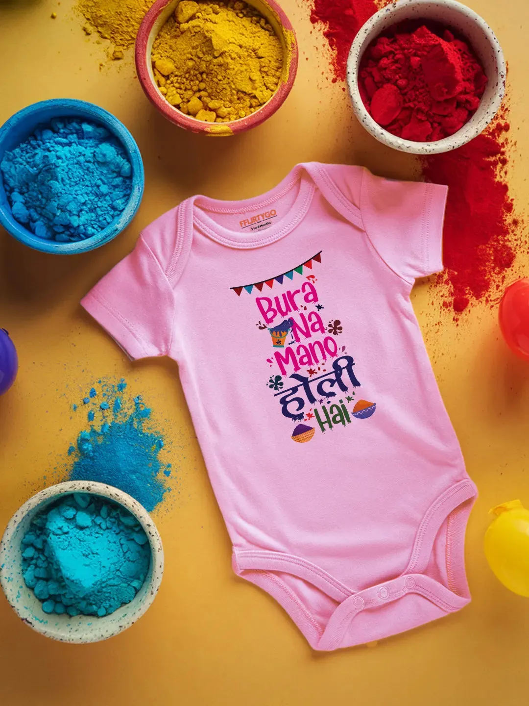 Bura Na Mano Holi Hai Baby Romper | Onesies