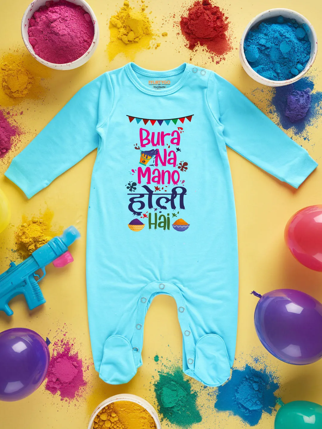Bura Na Mano Holi Hai Baby Romper | Onesies
