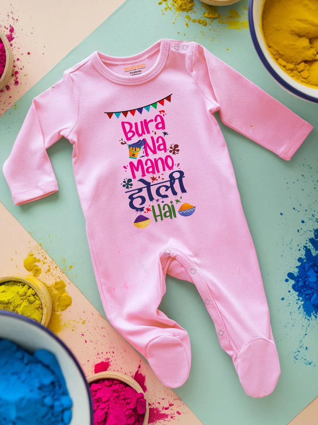 Bura Na Mano Holi Hai Baby Romper | Onesies