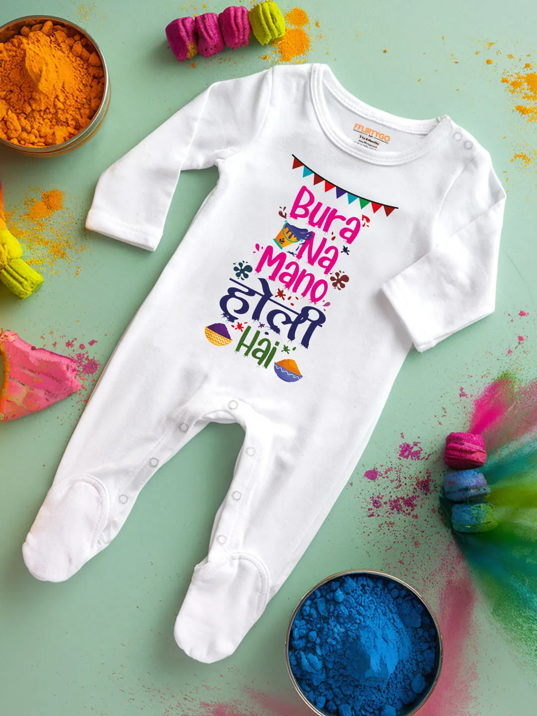 Bura Na Mano Holi Hai Baby Romper | Onesies