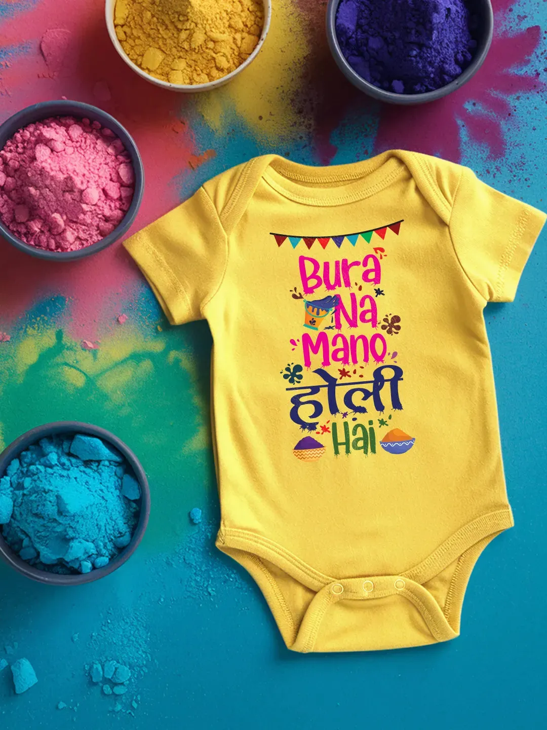 Bura Na Mano Holi Hai Baby Romper | Onesies