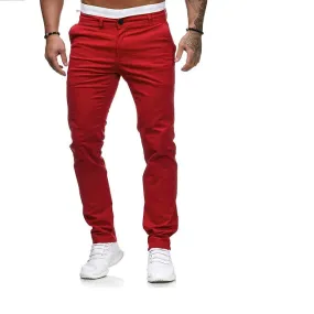 Casual Dyeing Stretch Straight Skinny Jeans