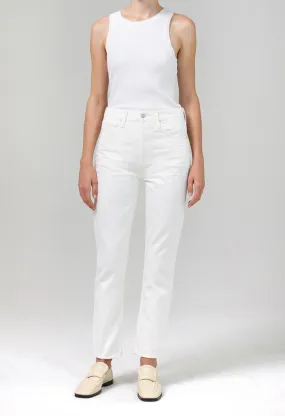 Charlotte High Rise Straight Jean - Porcelain
