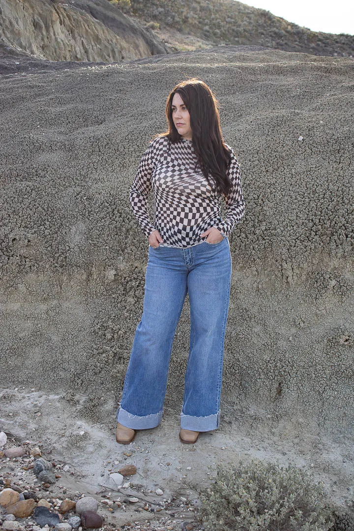 Chico Cuffed High Rise Jeans