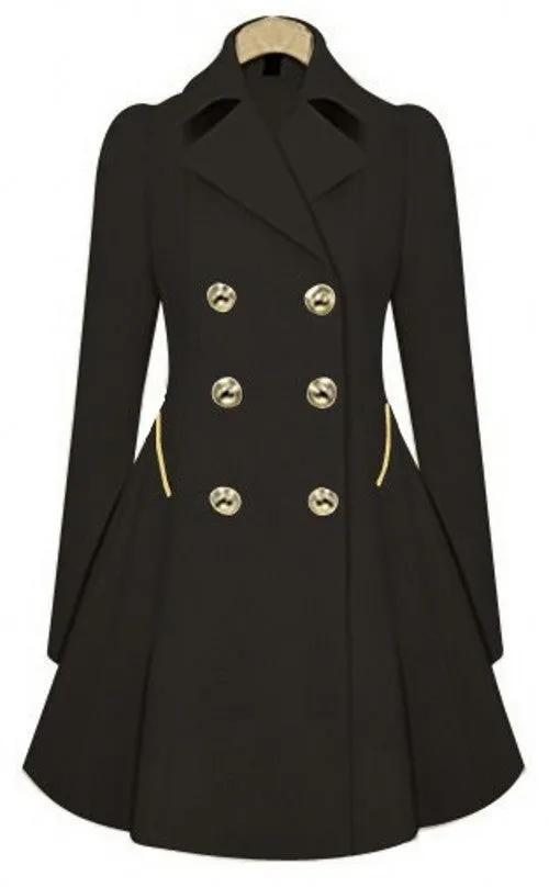 Classy Versatile Women's Slim-fit Mid-length Commuter Coats