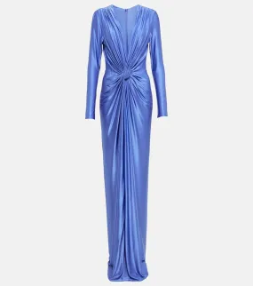 Costarellos Swanson satin gown