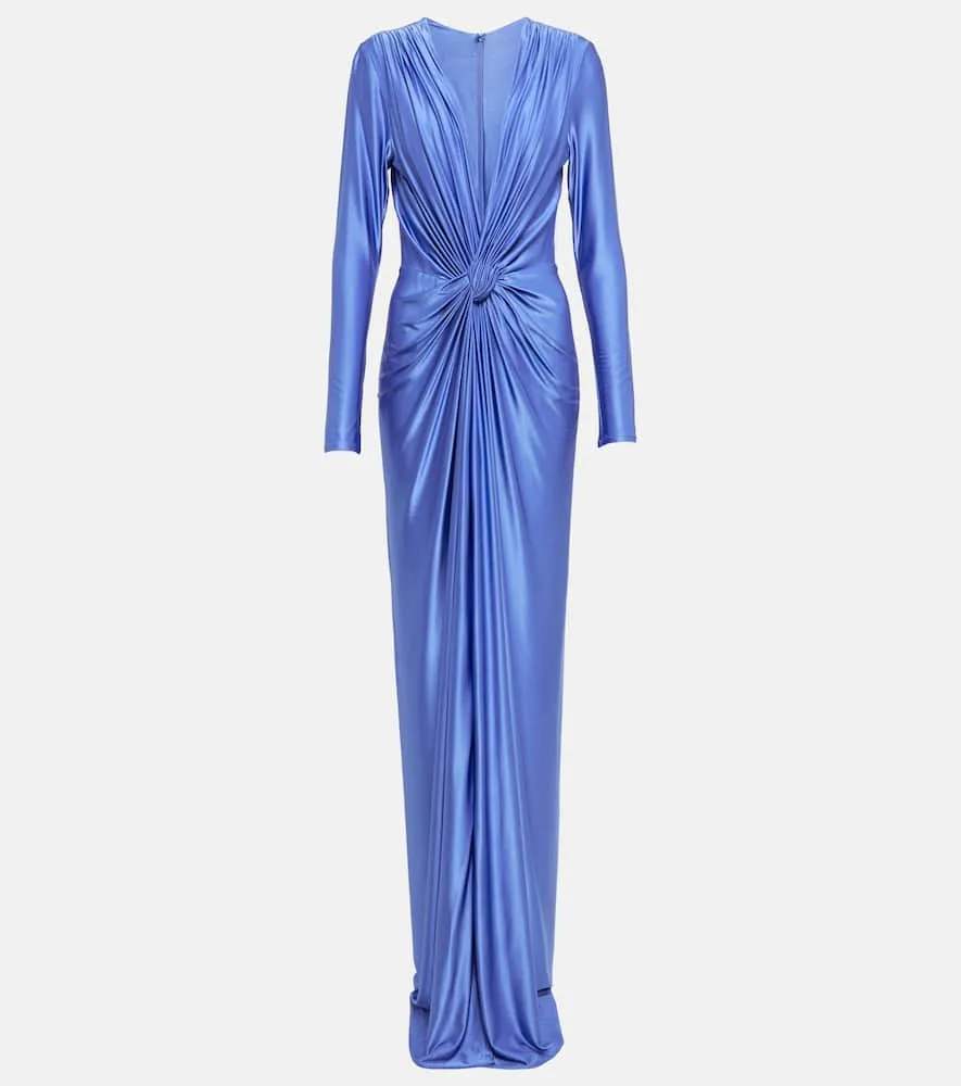 Costarellos Swanson satin gown