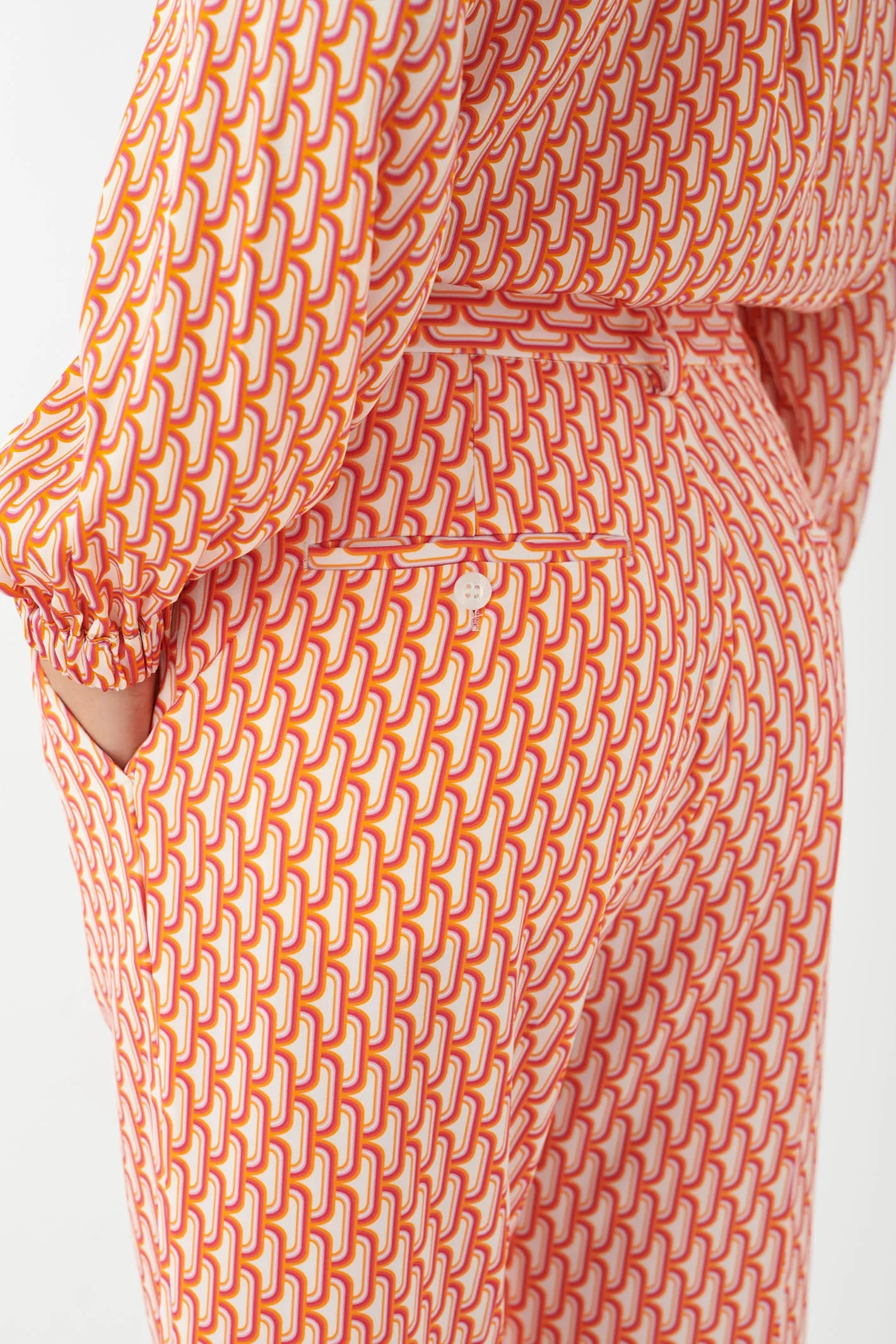 Dea Kudibal Rihannadea 0390424 5783 Pink Yukon Leche Flared Trousers