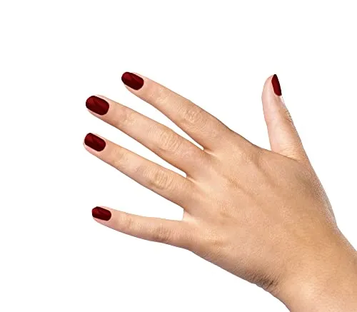 duri Nail Polish, 664 Paint The Town, Medium Red, Full Coverage, Glossy Finish, Quick Drying, 0.45 Fl Oz