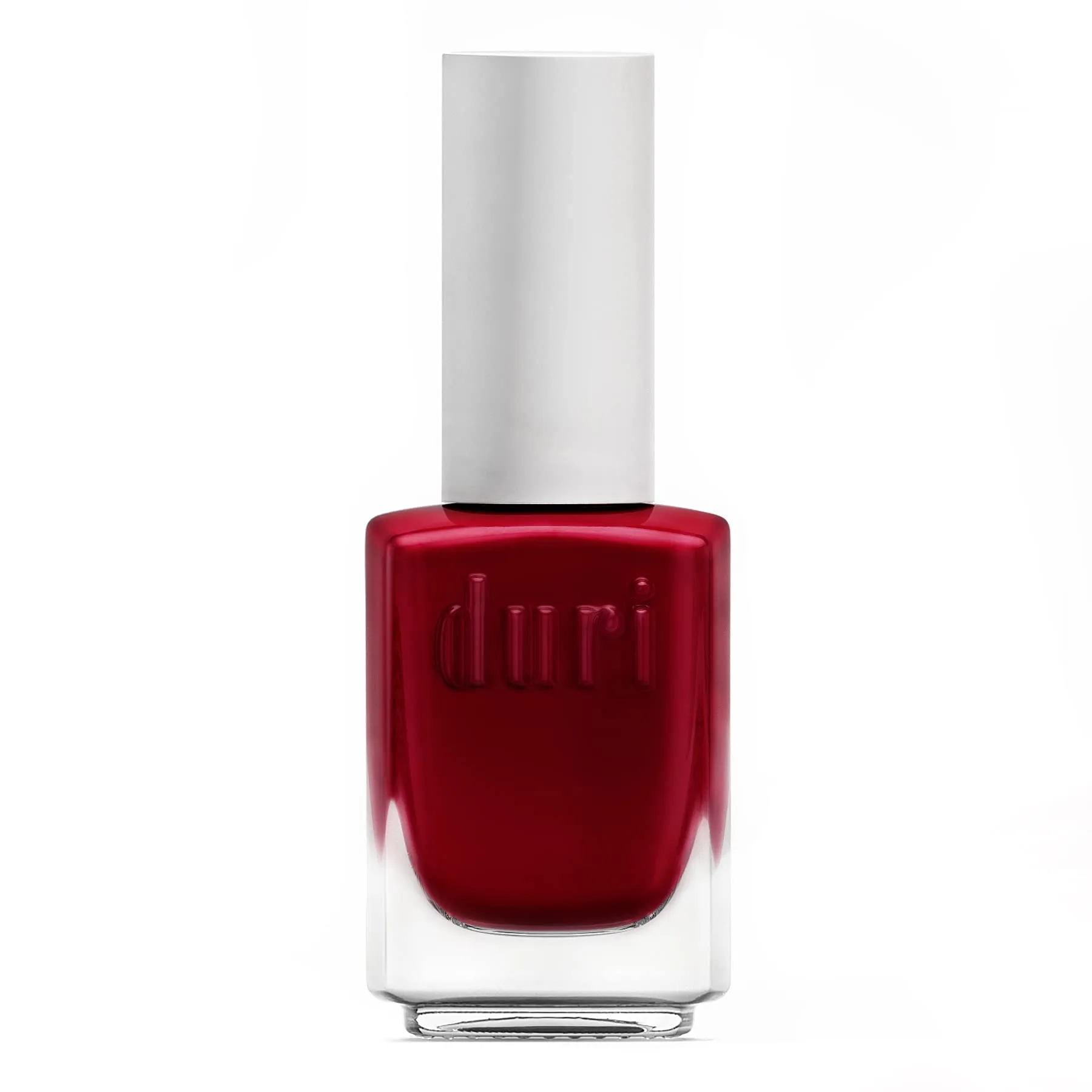 duri Nail Polish, 664 Paint The Town, Medium Red, Full Coverage, Glossy Finish, Quick Drying, 0.45 Fl Oz