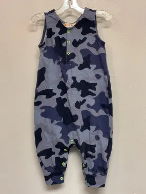 EGG Size 6M Navy Camouflage Cotton Infant Boys Jumpsuits & Coveralls