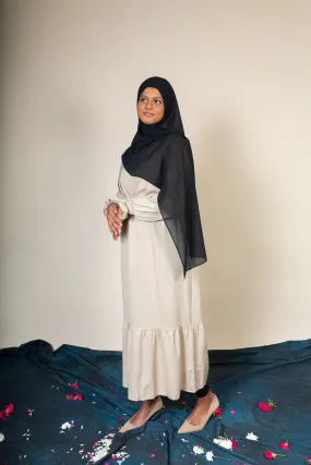 ELMIRA MAXI DRESS - BEIGE