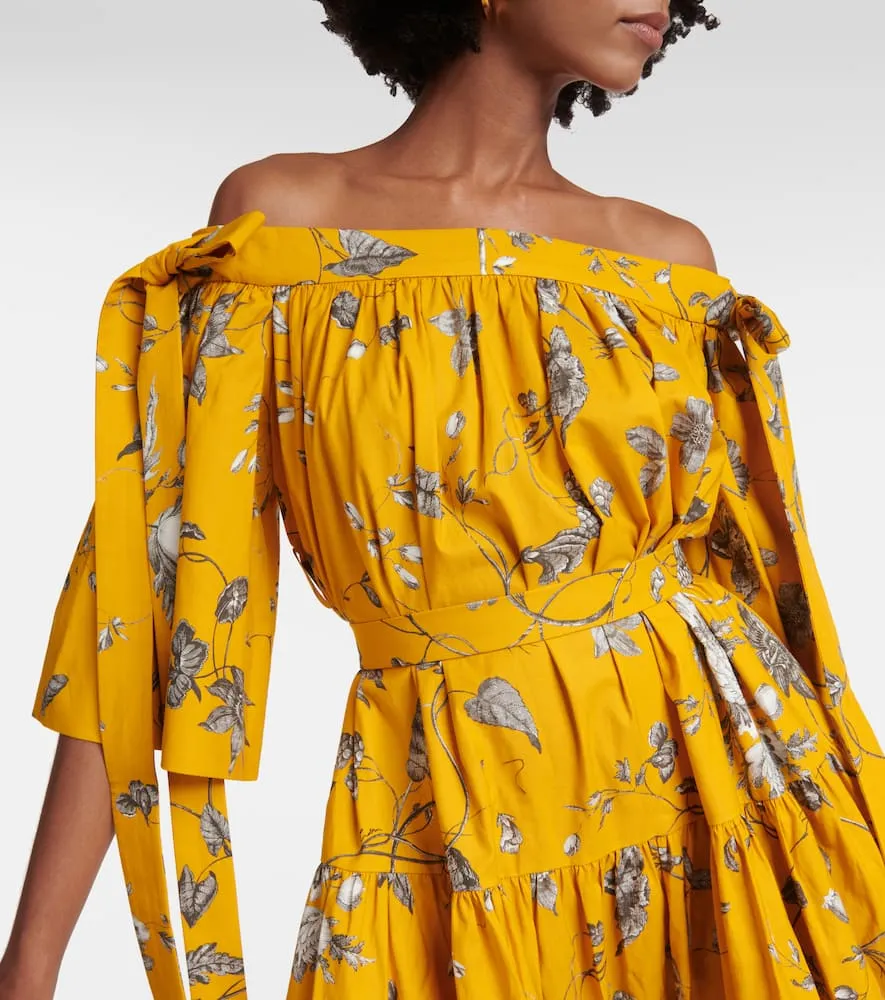 Erdem Floral cotton maxi dress
