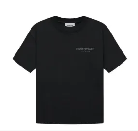 FEAR OF GOD ESSENTIALS CORE COLLECTION KIDS T-SHIRT BLACK