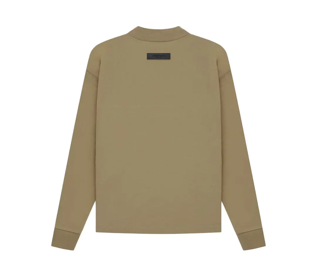 FEAR OF GOD ESSENTIALS KIDS L/S T-SHIRT OAK