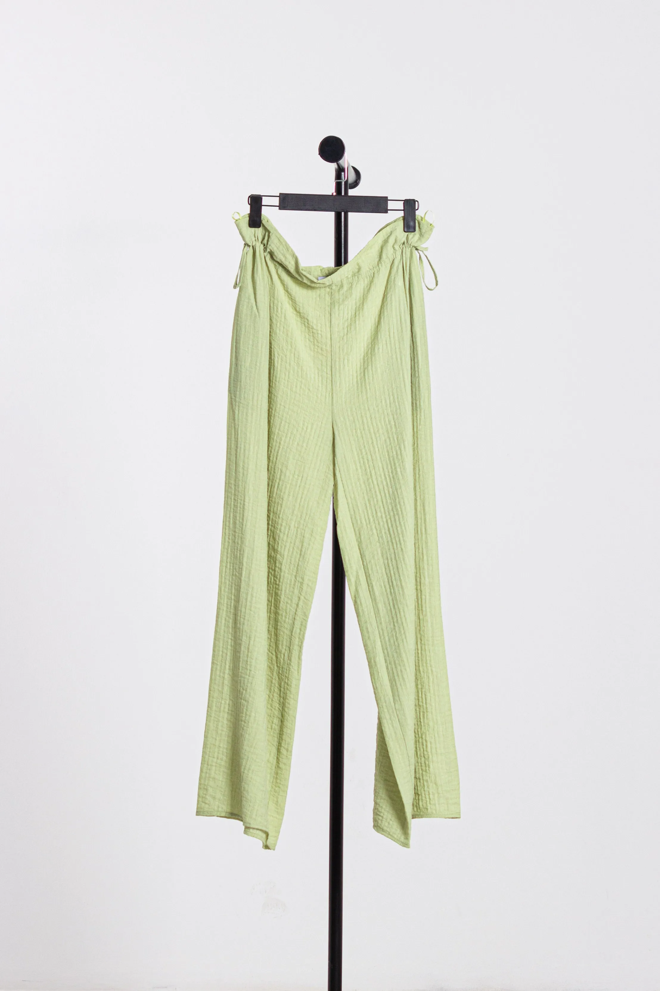 JOGGER WAIST LINEN TROUSERS