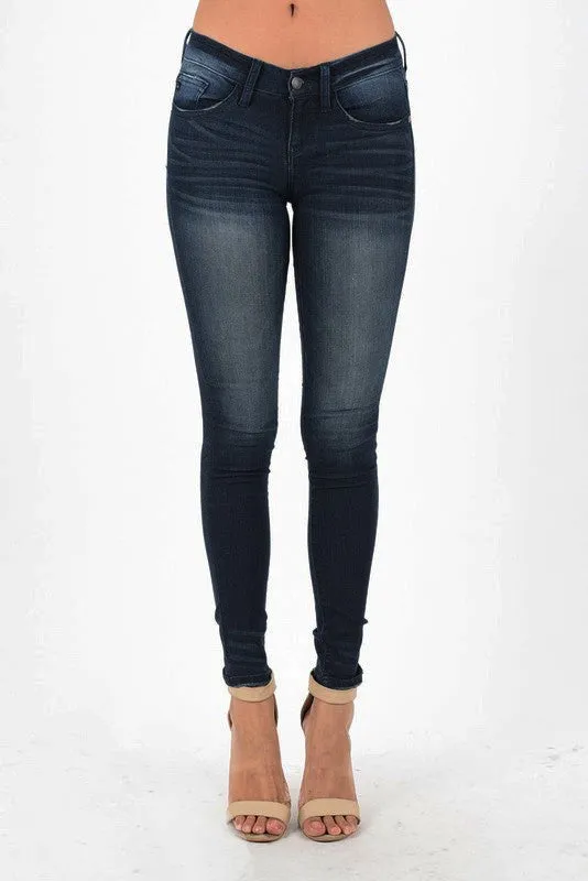 Judy Blue Bootyfull Dark Skinny Denim Jeans Plus Size