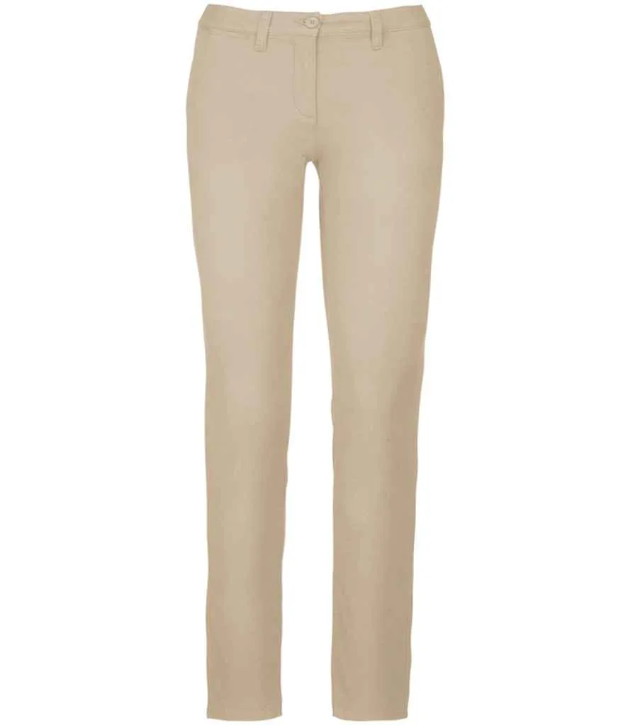 Kariban Ladies Chino Trousers | Beige