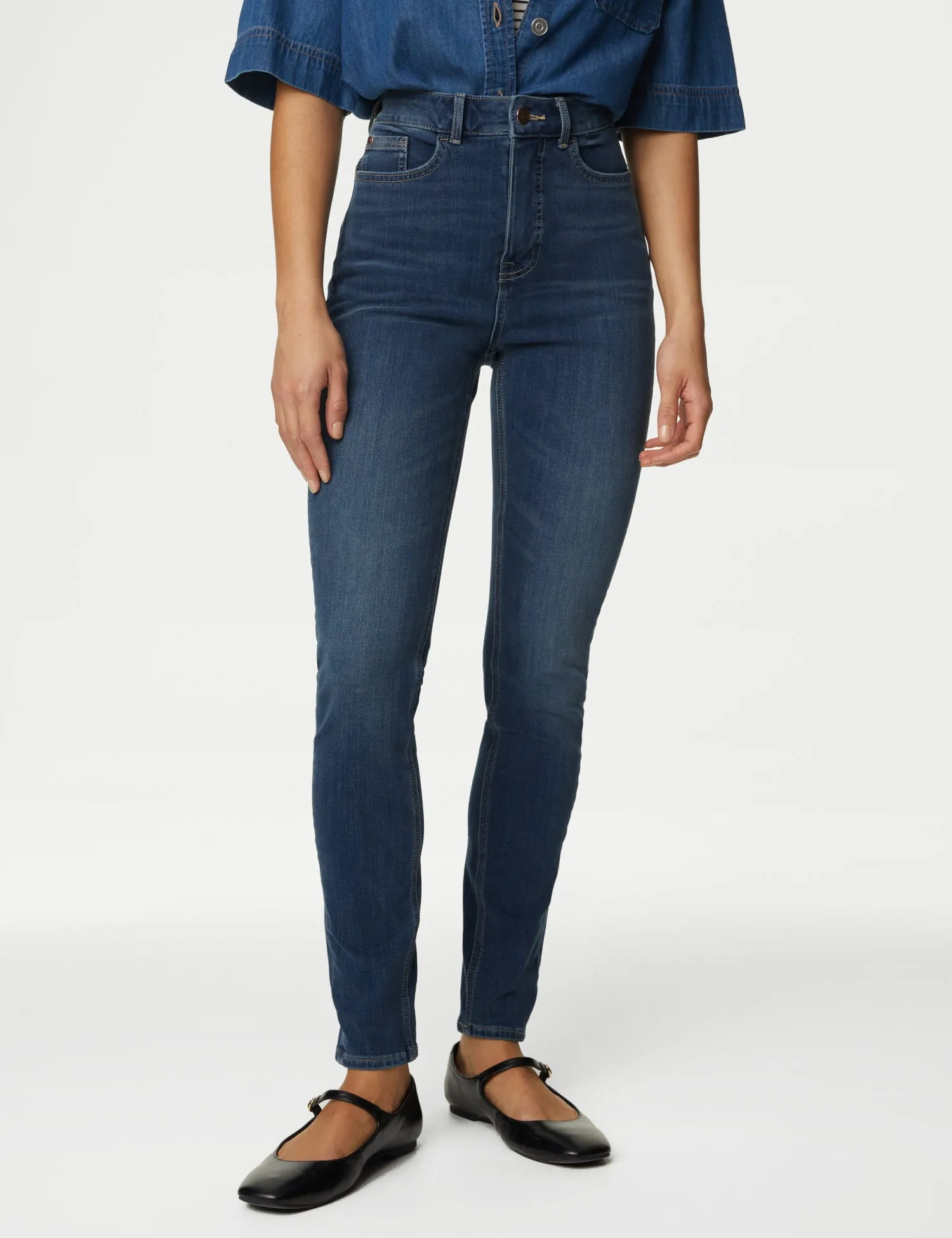 Magic Shaping High Waisted Skinny Jeans