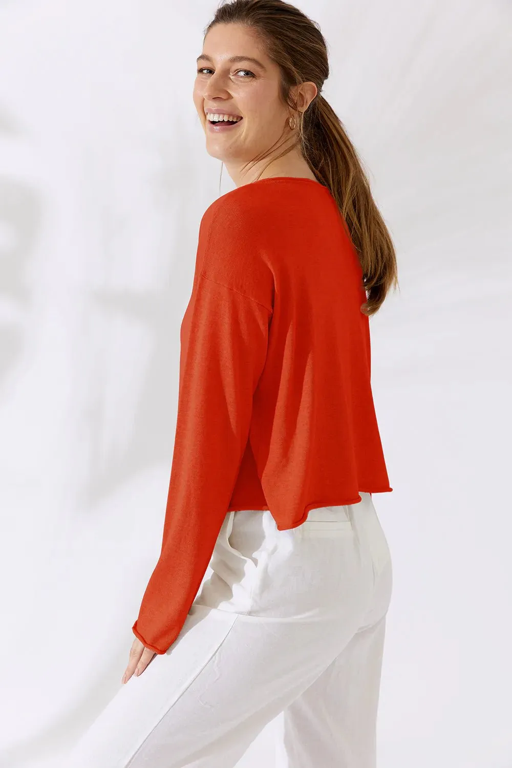 Malta Reversible Cashmere Blend Cardi
