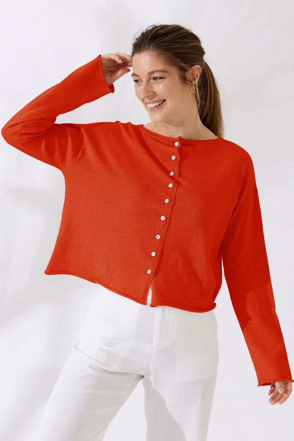 Malta Reversible Cashmere Blend Cardi