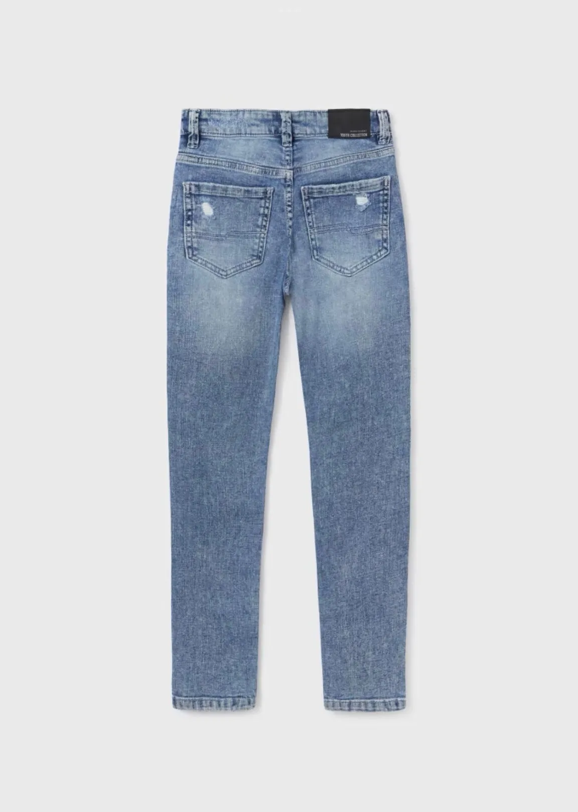 Mayoral Boys Light Washed Distressed Denim Jeans : Size 8 to 18