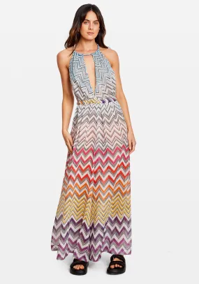 MS23SG0H JUMPSUIT MULTI CHEVRON