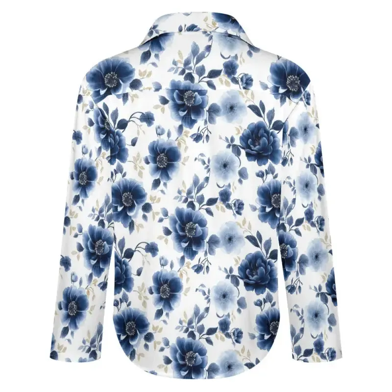Oversized Floral Button Down Shirt for Ultimate Chill Vibes