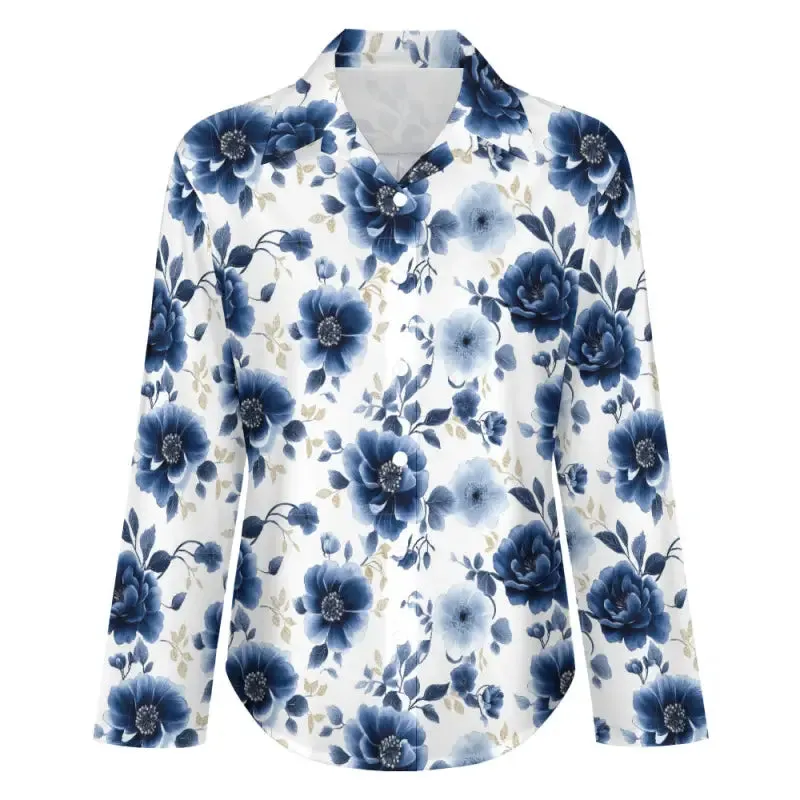 Oversized Floral Button Down Shirt for Ultimate Chill Vibes