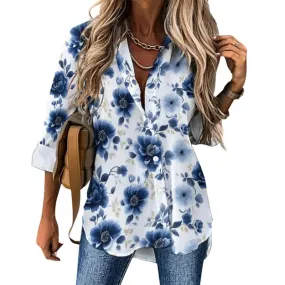 Oversized Floral Button Down Shirt for Ultimate Chill Vibes