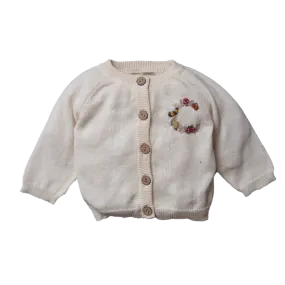 Personalized cardigan - Cream white