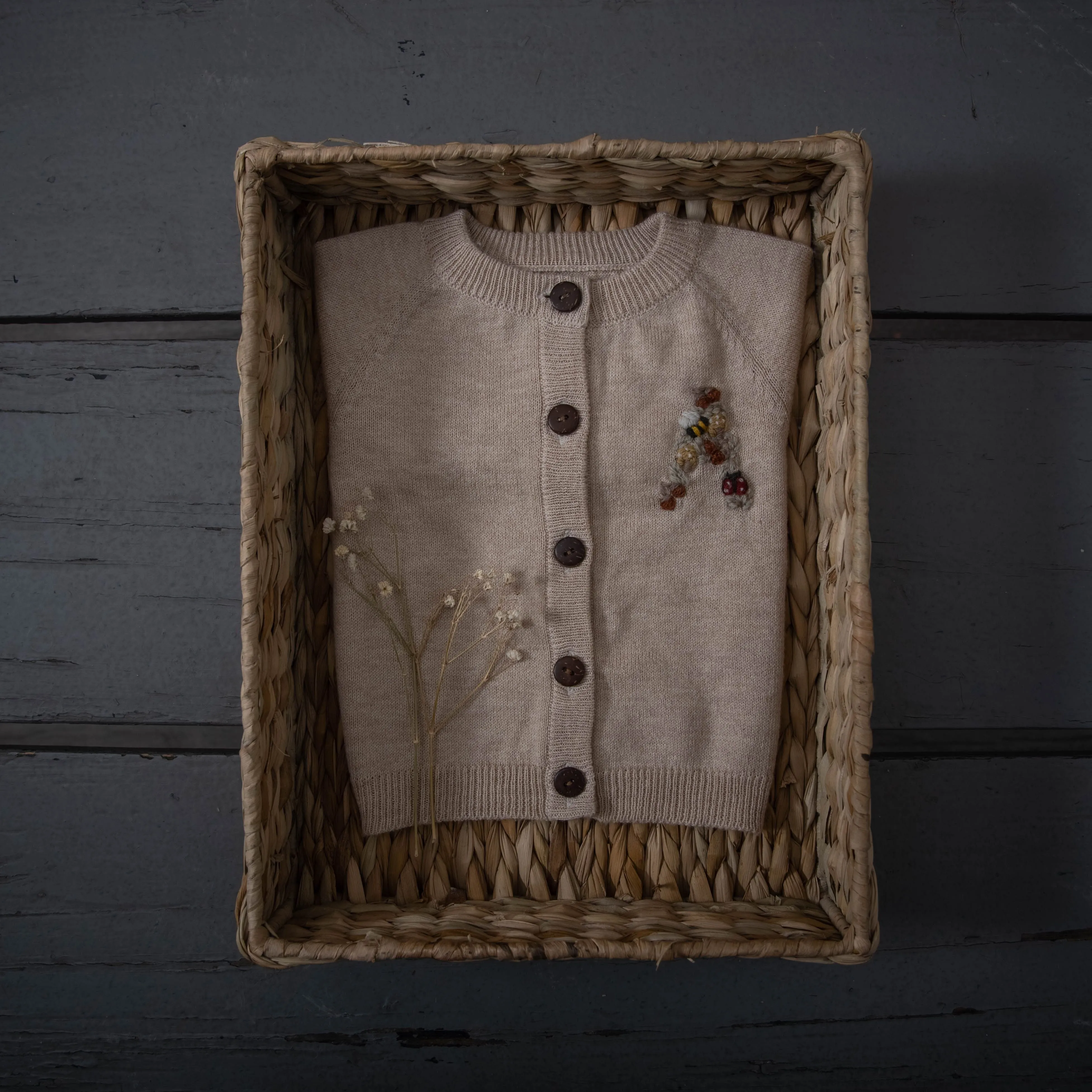 Personalized cardigan - Sandstone